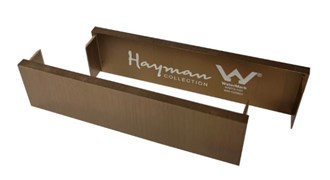 HAYMAN 26MM BRUSHED COPPER - END CAPS (2PC) 100x4.6MM